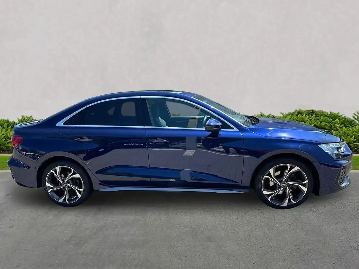 Used Audi A3 S-Line 150 HP (110 kW) 2024 Blue Sedan