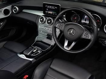 Used Mercedes C250 204 HP (150 kW) 2018 Black Cabriolet