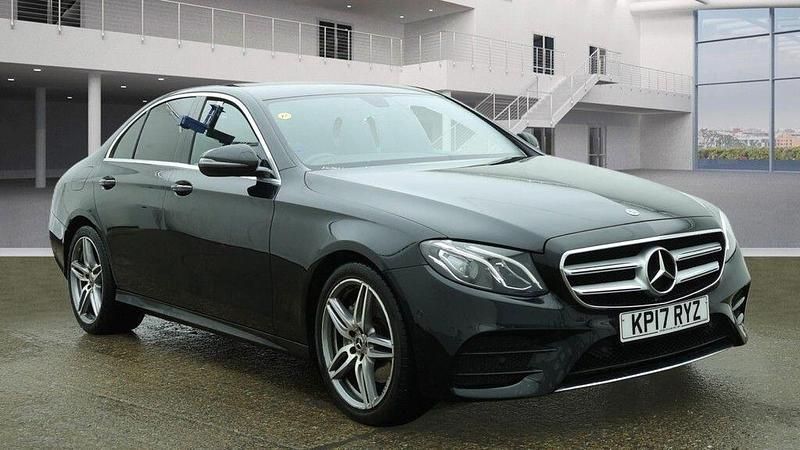 Used Mercedes E220 AMG line 194 HP (142 kW) 2017 Black Sedan