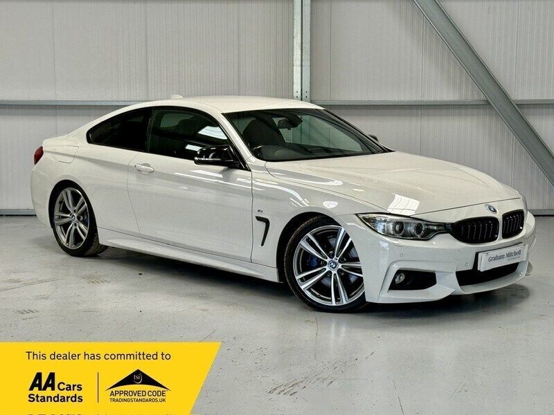White Used 2016 BMW 420 M Sport Coupe | £13,495 (Fair price) - Image 1/4