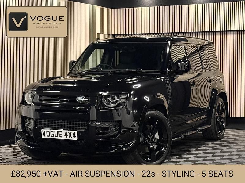 Black New 2025 Land Rover Defender SUV | £82,950 - Image 1/4