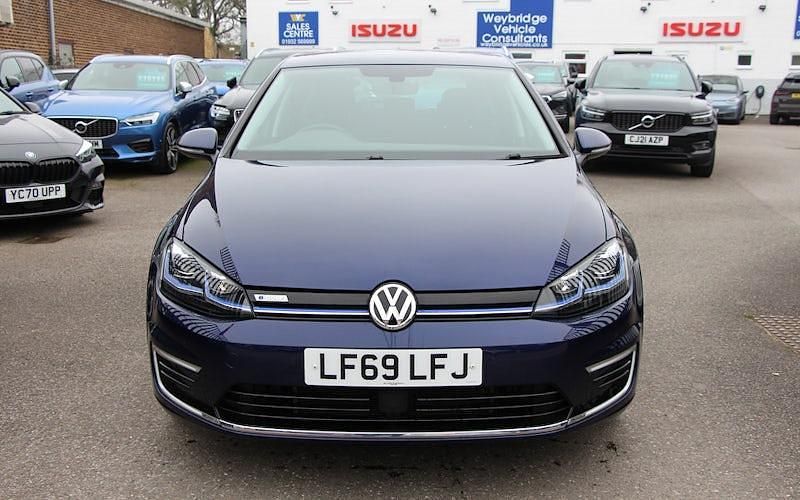 Used VW e-Golf 99 kW (135 HP) 2019 Blue Hatchback