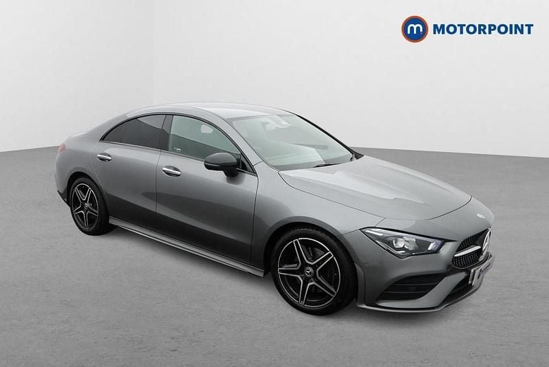 Grey Used 2022 Mercedes CLA200 AMG Line Premium Coupe | £23,199 (Fair price) - Image 1/4