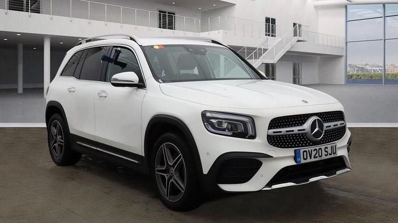 White Used 2020 Mercedes GLB200 AMG line SUV | £26,499 (Fair price) - Image 1/4