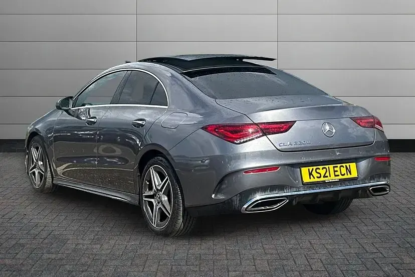 Used Mercedes CLA220 AMG Line Premium Plus 190 HP (139 kW) 2021 Mountain grey Sedan