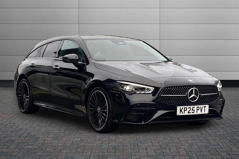 Used Mercedes CLA220 AMG Line Premium Plus 190 HP (139 kW) 2025 Cosmos black Sedan