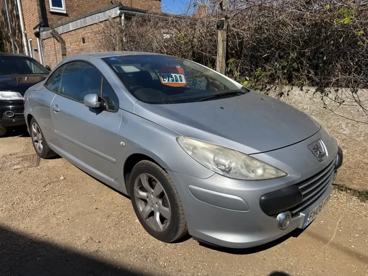Second-hand Peugeot 307 CC S 2008 Argintiu Cabrio