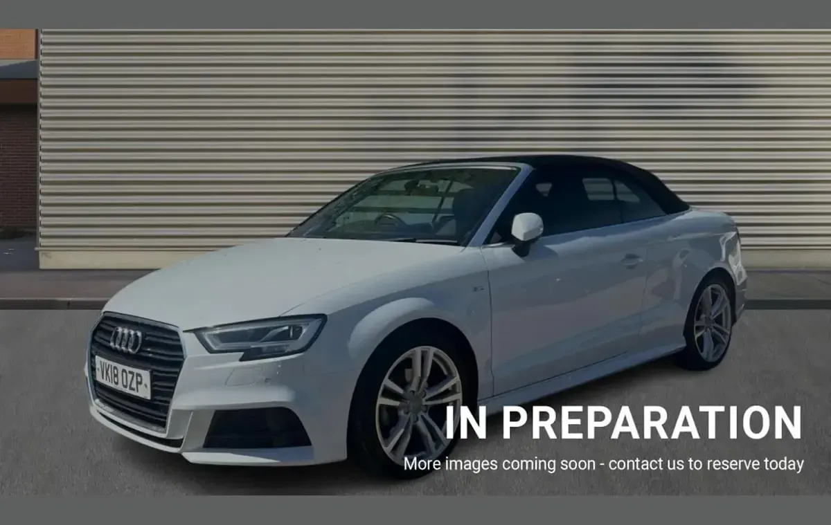 Usado Audi A3 Cabriolet S-Line 150 HP (110 kW) 2018 Branco Cabrios