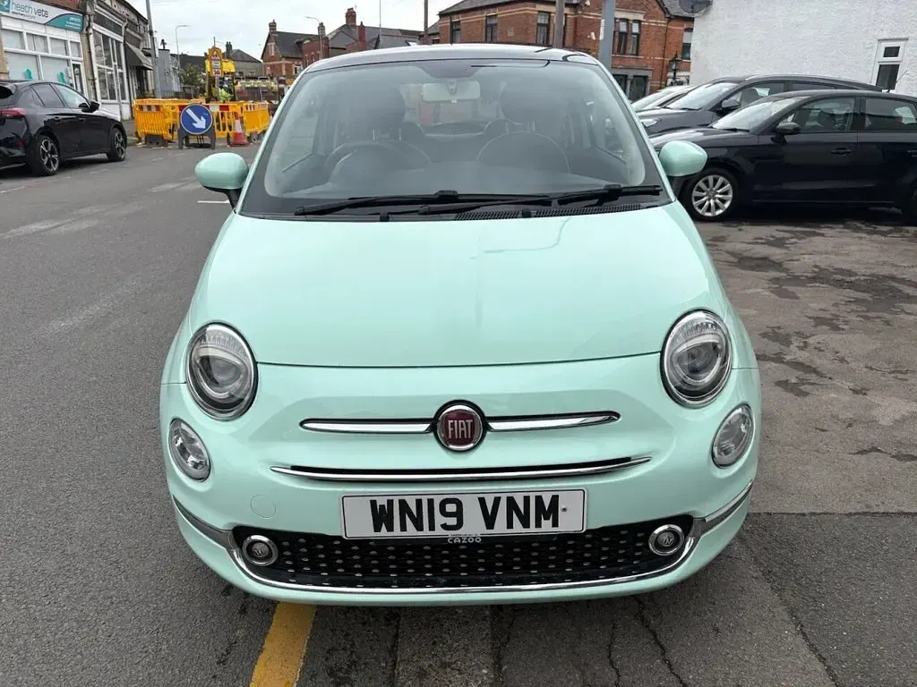 Used Fiat 500 Lounge 69 HP (50 kW) 2019 Green Hatchback