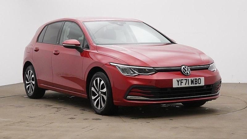 Red Used 2022 VW Golf VIII Active Hatchback | £17,437 (Fair price) - Image 1/4