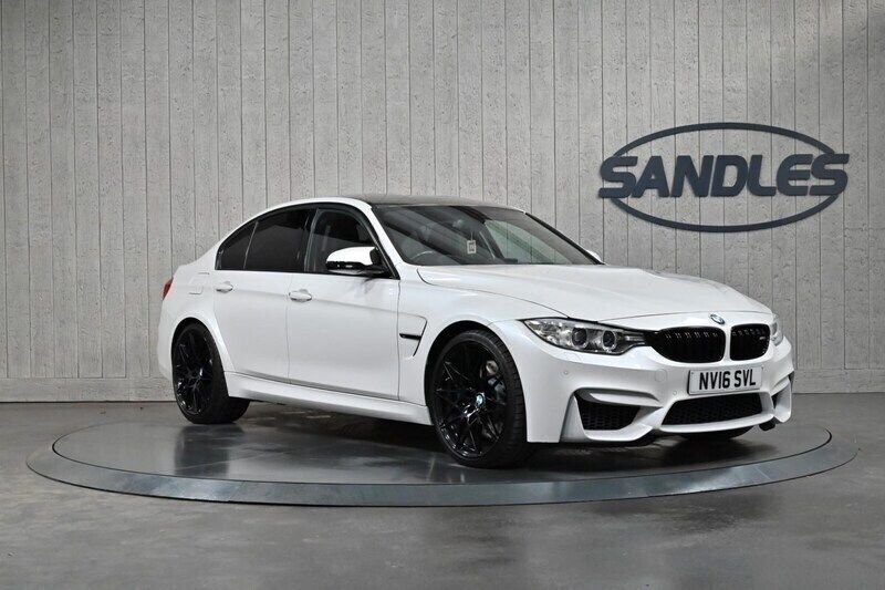White Used 2016 BMW M3 Competition Edition Sedan | £32,499 (Good price) - Image 1/4