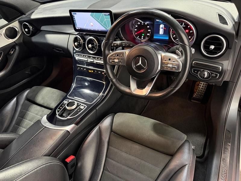 Used Mercedes C220 AMG line 194 HP (142 kW) 2019 Grey Estate