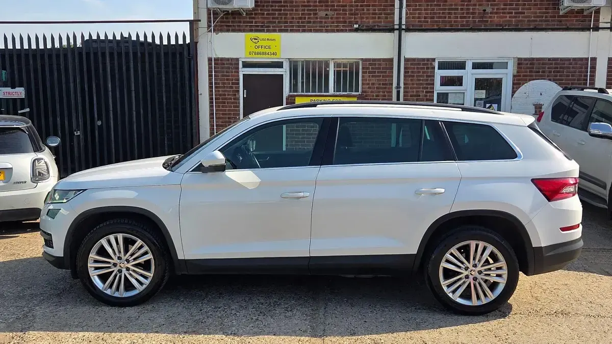 Used Skoda Kodiaq SE L 150 HP (110 kW) 2018 White SUV