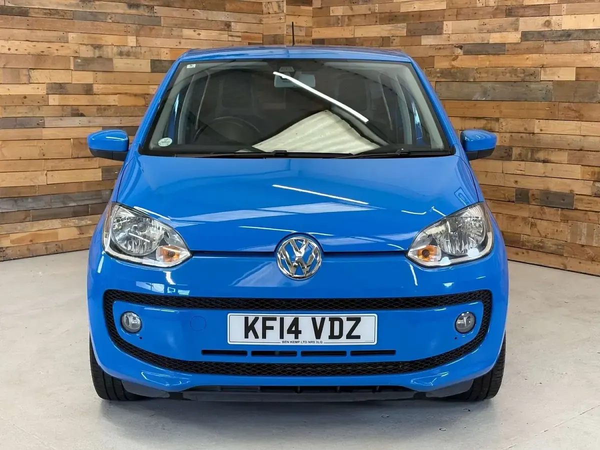 Used VW up! high up! 75 HP (55 kW) 2014 Blue Hatchback