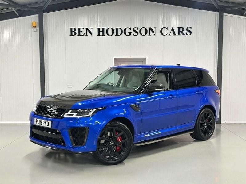 Used Land Rover Range Rover Sport SVR 567 HP (417 kW) 2019 Blue SUV