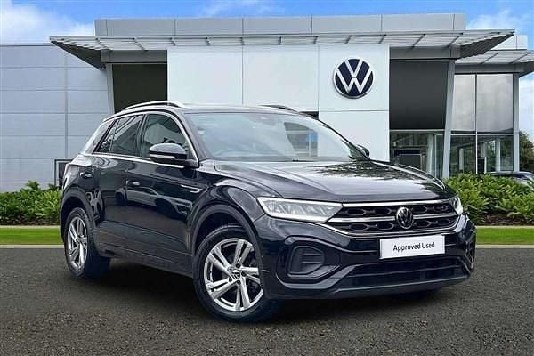 Black Used 2022 VW T-Roc R-line SUV | £20,243 (Fair price) - Image 1/4