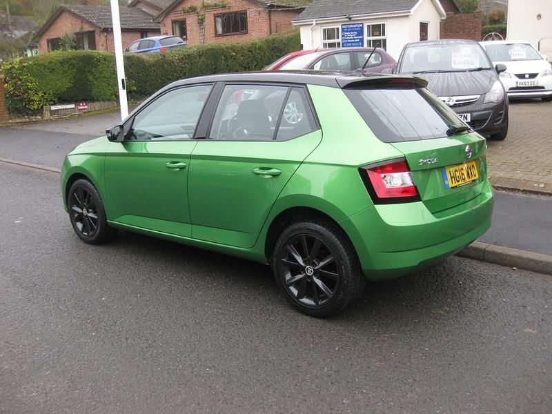 Used Skoda Fabia Colour Edition 2016 Green Hatchback