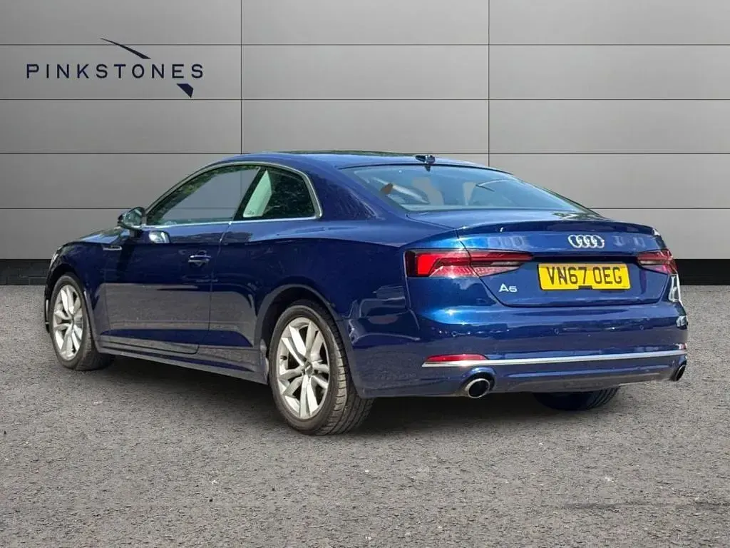 Used Audi A5 Sport 190 HP (139 kW) 2017 Blue Coupe