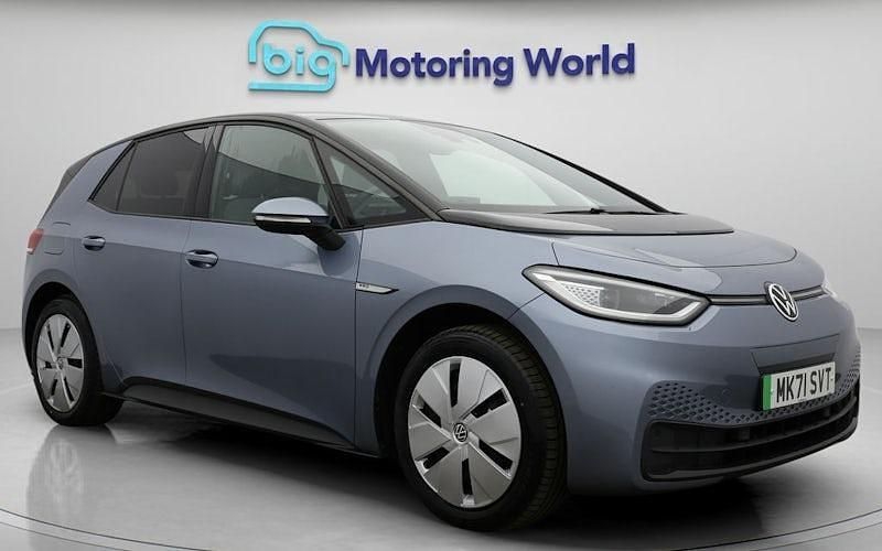 Used VW ID.3 Pro Performance 150 kW (204 HP) 2021 Blue Hatchback