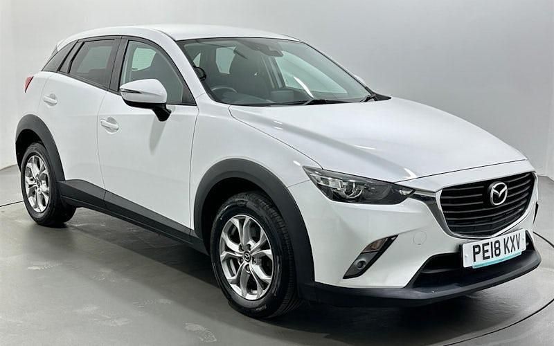 Used Mazda CX-3 105 HP (77 kW) 2018 White SUV