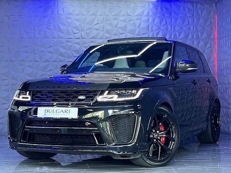 Black Used 2021 Land Rover Range Rover Sport SVR SUV | £63,995 (Expensive) - Image 1/4