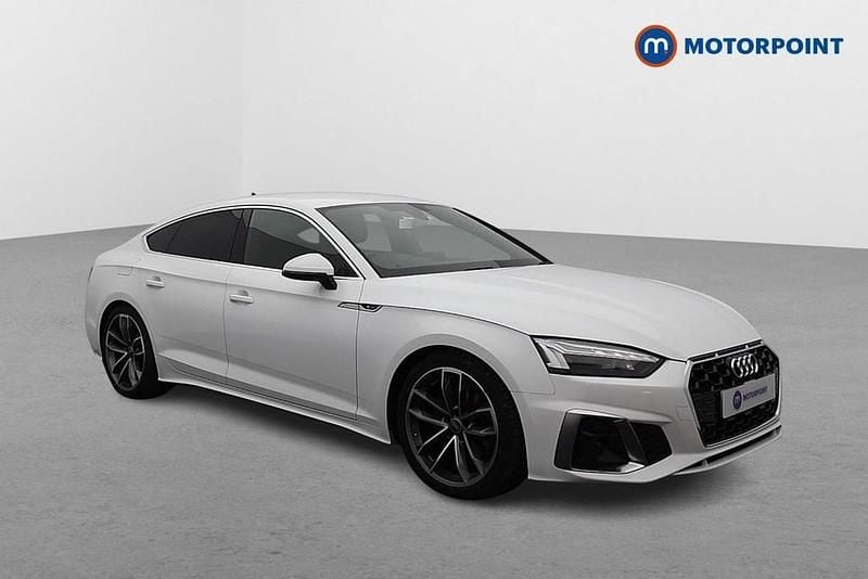 White Used 2022 Audi A5 S-Line Coupe | £23,949 (Good price) - Image 1/4