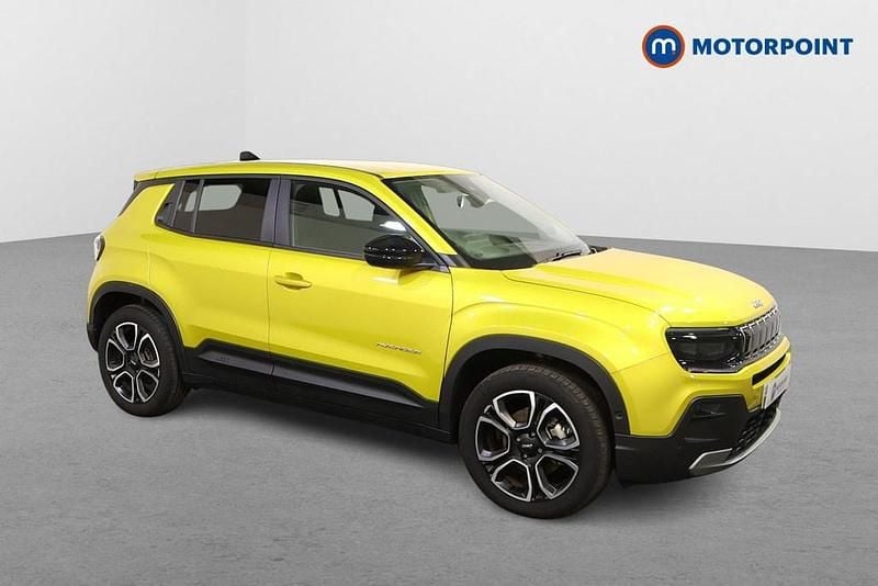 Yellow Used 2025 Jeep Avenger EV Summit SUV | £19,549 (Fair price) - Image 1/4
