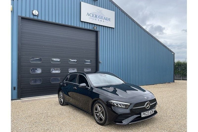 Black Used 2023 Mercedes A200 AMG line Hatchback | £22,990 (Fair price) - Image 1/4