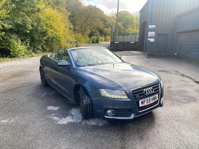 Grey Used 2009 Audi A5 Cabriolet S-Line Cabriolet | £6,999 (Expensive) - Image 1/4