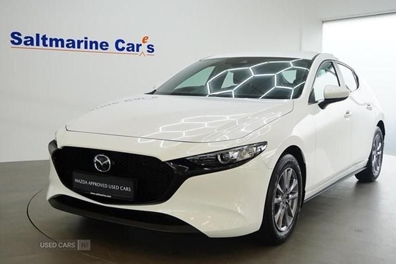 White Used 2023 Mazda 3 Hatchback | £16,490 (Good price) - Image 1/1