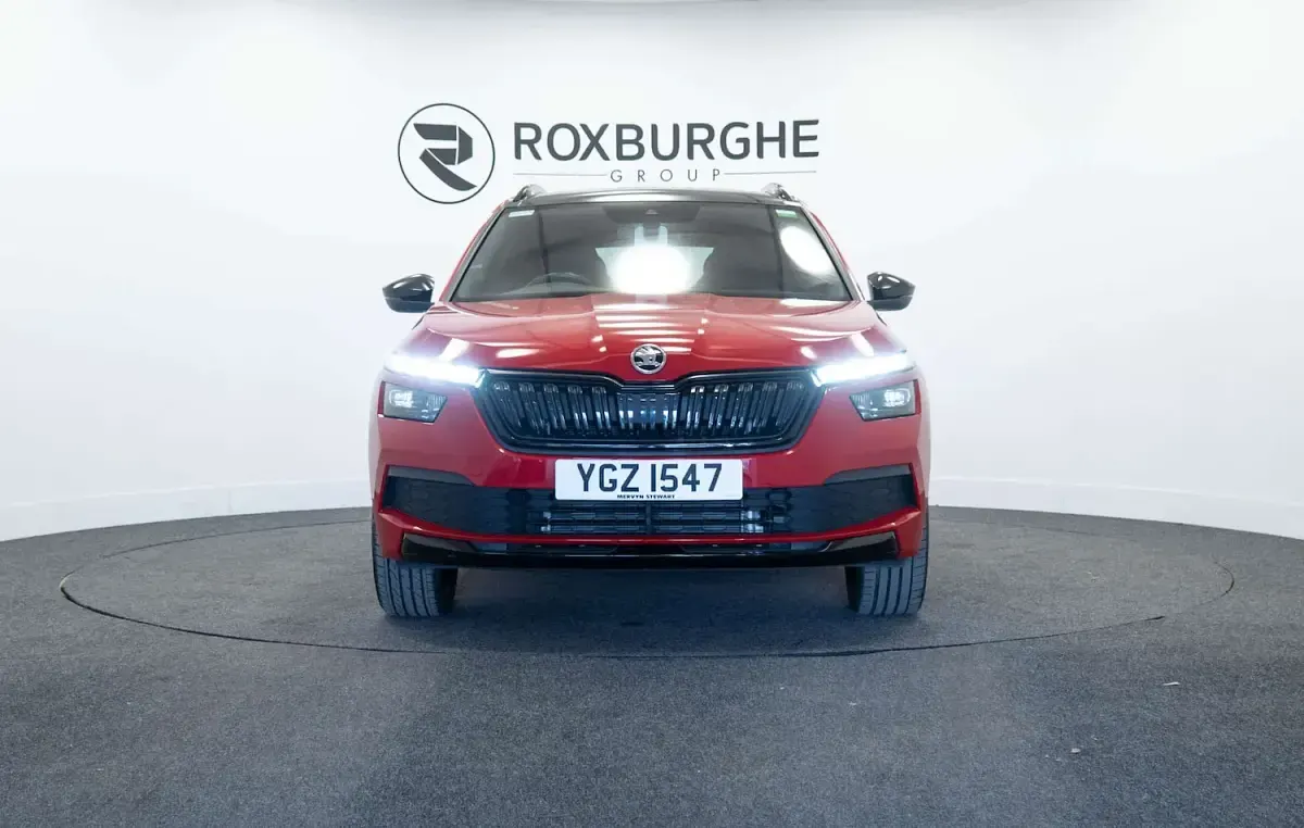 Used Skoda Kamiq Monte Carlo 110 HP (80 kW) 2022 Red SUV