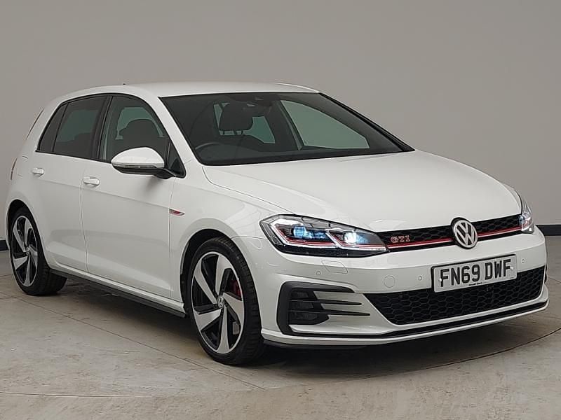 Used VW Golf VII GTI 245 HP (180 kW) 2019 White Hatchback