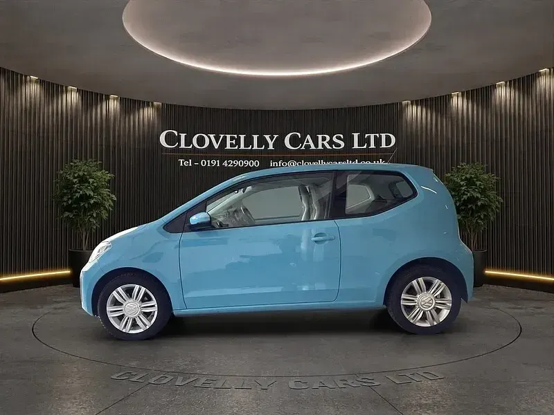 Used VW up! high up! 75 HP (55 kW) 2016 Blue Hatchback