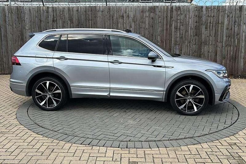 Silver Used 2024 VW Tiguan Allspace R-line SUV | £38,799 (Expensive) - Image 1/4