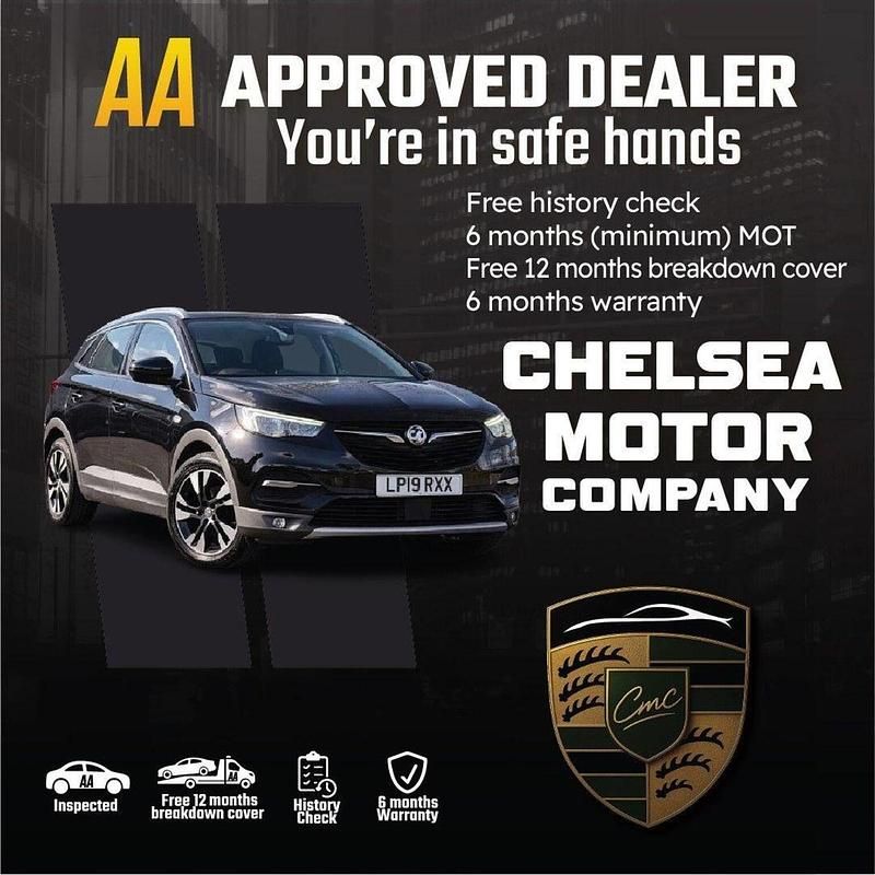 Used Vauxhall Grandland X Sport 130 HP (95 kW) 2019 Black SUV