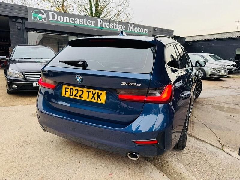 Used BMW 330e Sport Line 2022 Blue Estate