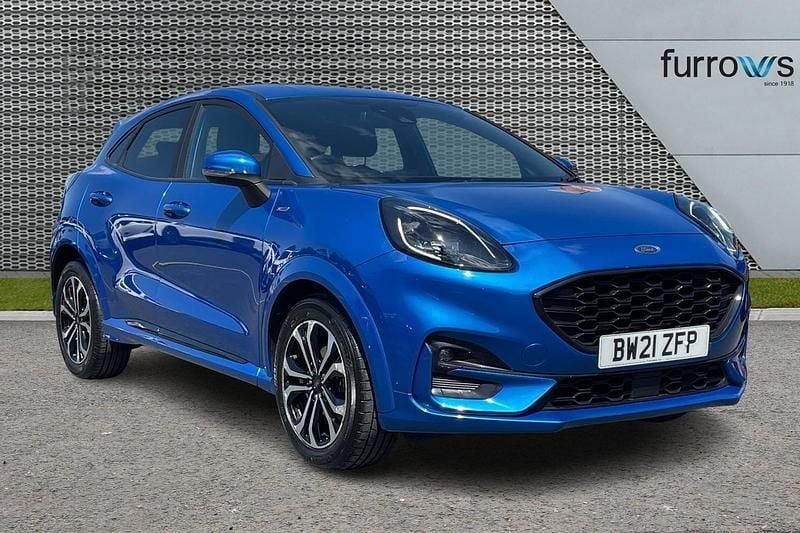 Blue Used 2021 Ford Puma ST-Line Hatchback | £13,990 (Fair price) - Image 1/4