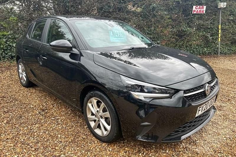 Used Vauxhall Corsa 100 HP (73 kW) 2020 Black Hatchback