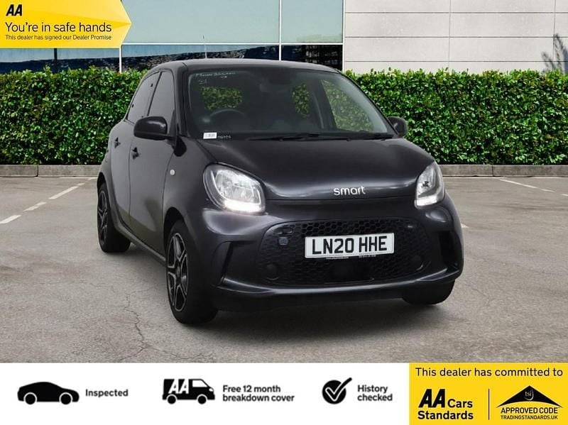 Used Smart ForFour Electric Drive Premium 60 kW (82 HP) 2020 Black Hatchback