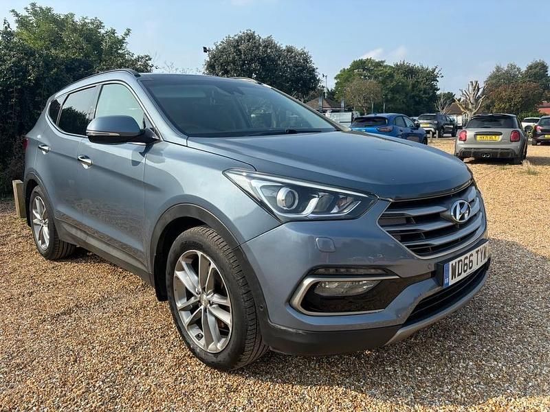 Used Hyundai Santa Fe Premium SE 200 HP (147 kW) 2017 Blue SUV