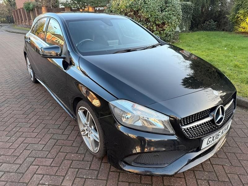 Black Used 2016 Mercedes A180 AMG line Hatchback | £6,485 (Fair price) - Image 1/4