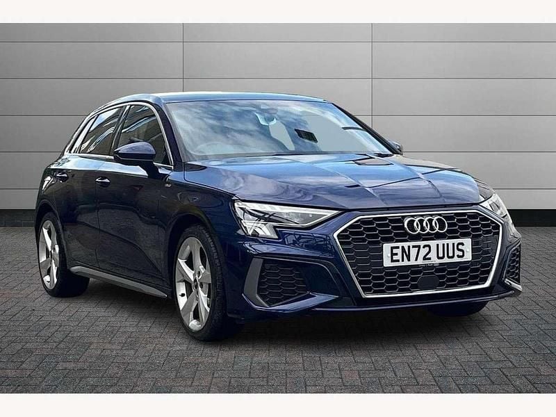 Blue Used 2023 Audi A3 S-Line Hatchback | £20,500 (Fair price) - Image 1/4