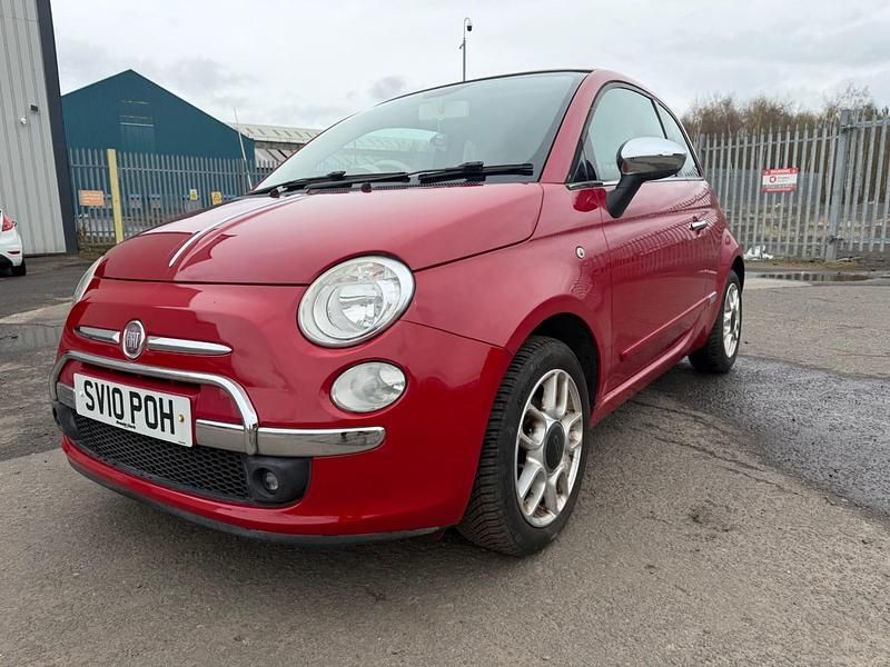 Used Fiat 500 Lounge 2010 Red Cabriolet