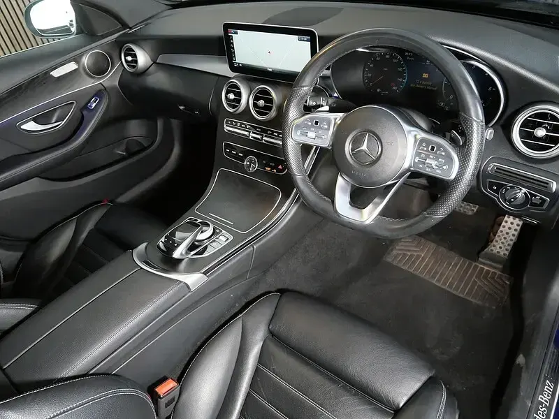 Used Mercedes C300 AMG line 2020 Blue Sedan