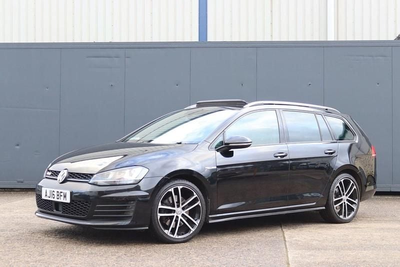 Used VW Golf VII GTD 184 HP (135 kW) 2016 Black Estate