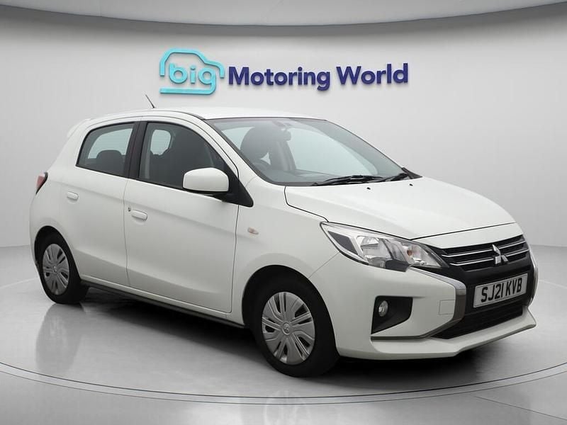 White Used 2021 Mitsubishi Mirage Hatchback | £7,700 (Good price) - Image 1/4