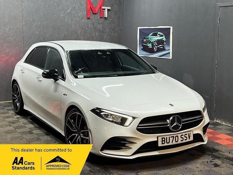 Used Mercedes A35 AMG Premium 2020 White Hatchback