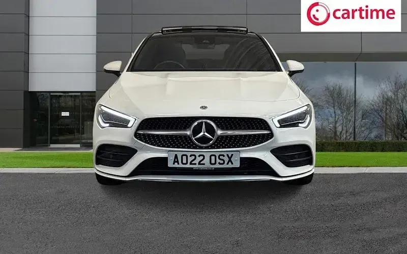 Used Mercedes CLA200 AMG line 163 HP (119 kW) 2022 White Coupe