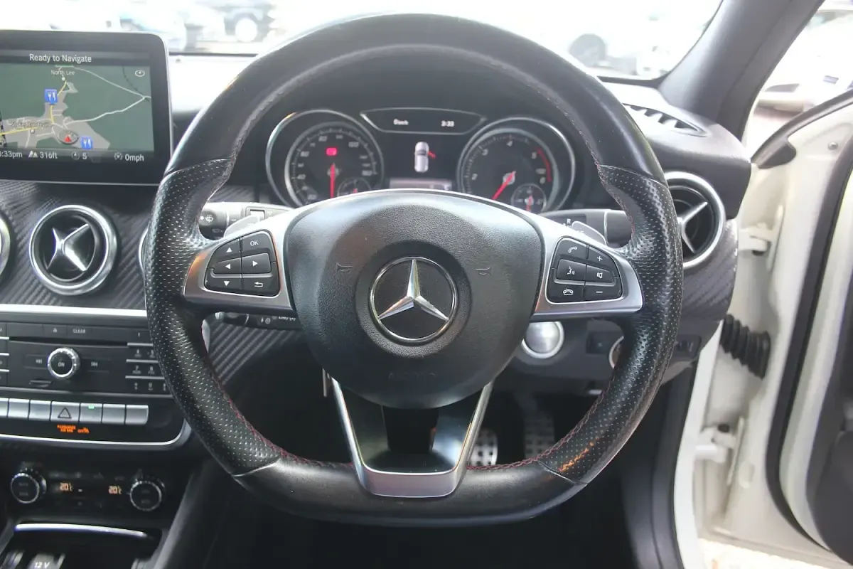 Used Mercedes A200 AMG line 2018 White Hatchback