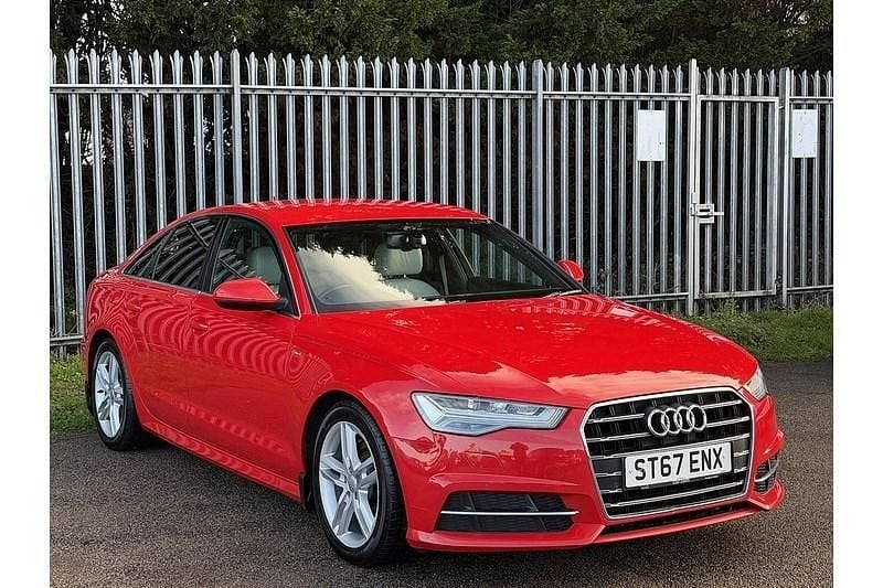 Used Audi A6 S-Line 190 HP (139 kW) 2017 Red Sedan